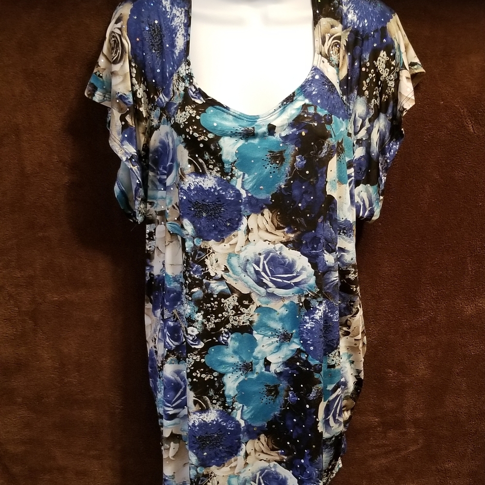 Brittany Black short sleeve top